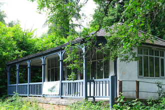 Front of the Jubilee building at Queenswood